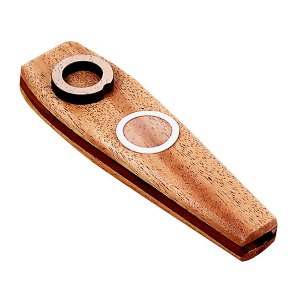 Orff Instruments Wooden Kazoo Ukulele Guitar Partner Wood Harmonica Flutes