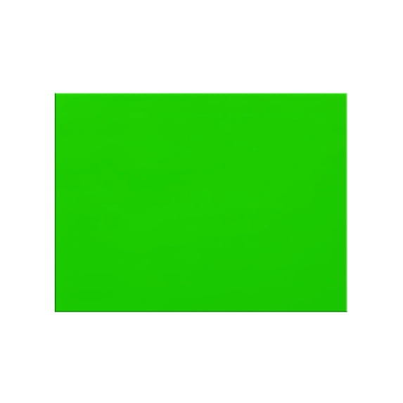 Orfit Colors NS, 18" x 24" x 1/12", non perforated, hot green, case of 4