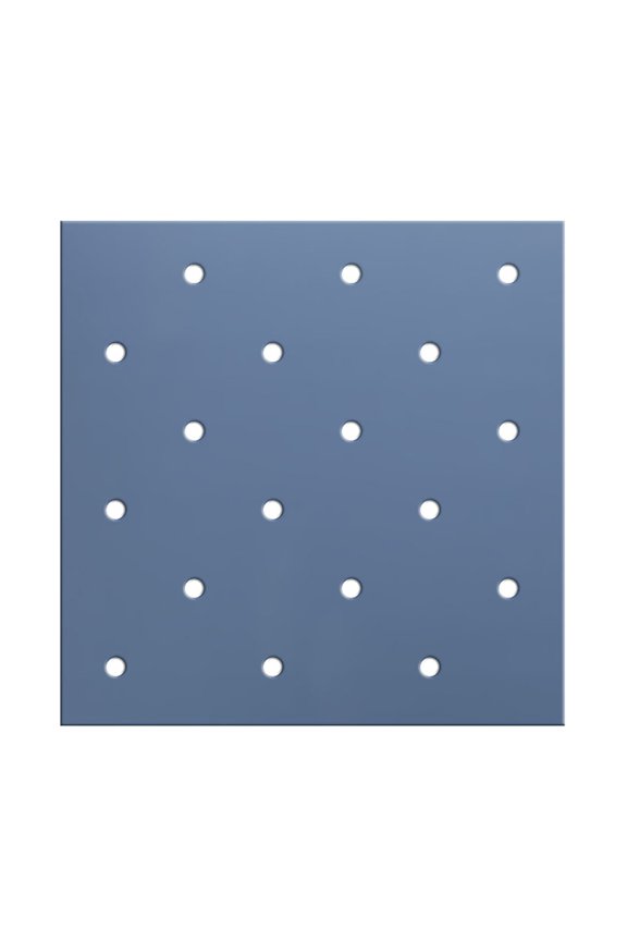 Colors NS, 18" x 24" x 1/8", mini perforated, atomic blue, metallic