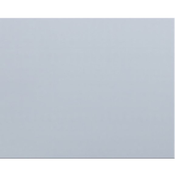Orfit Colors NS, 18" x 24" x 1/8", non perforated, sonic silver, metallic