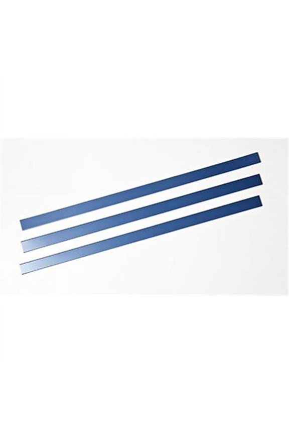 Strips, 18" x 4/5" x 1/8", Atomic Blue, wide, 10 pcs