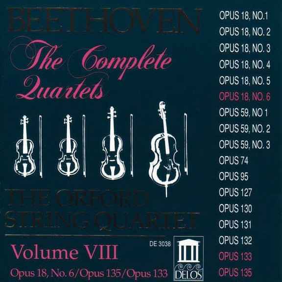 Orford String Quartet - Complete Quartets 8 - Music & Performance - CD