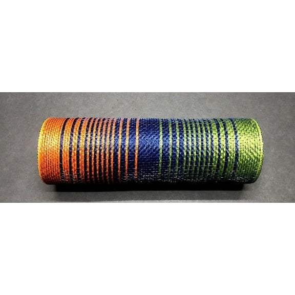 Org-Moss-Navy Jute Ombre Mesh, 10"X10Y XB108310-27