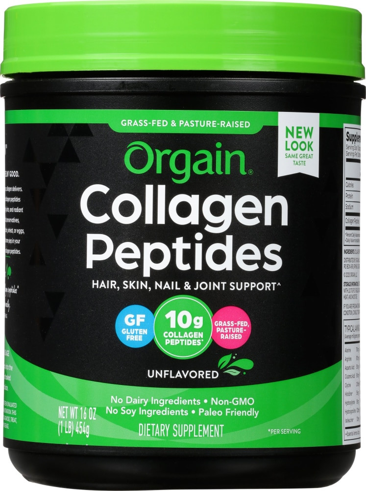 Orgain Collagen Peptides Unflavored 1 lb