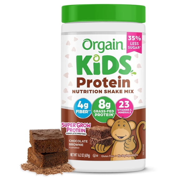 Orgain Kids Protein Nutrition Shake Mix - Chocolate Brownie