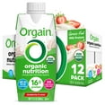 thumbnail image 1 of Orgain® Organic Nutrition™ Grass-Fed Shake - Strawberries & Cream 11 Fl oz,12 Count, 1 of 8