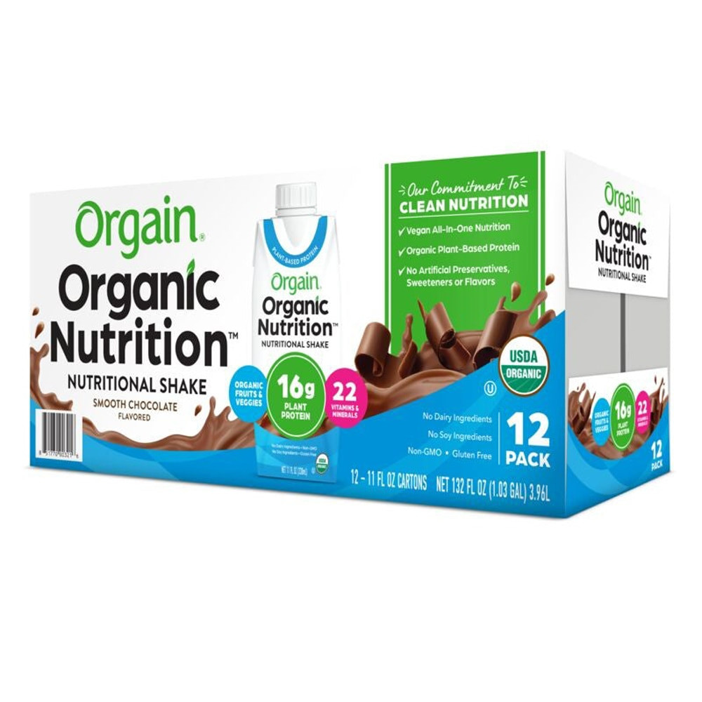 Orgain Organic Nutrition Vegan AllInOne Protein Shake Smooth