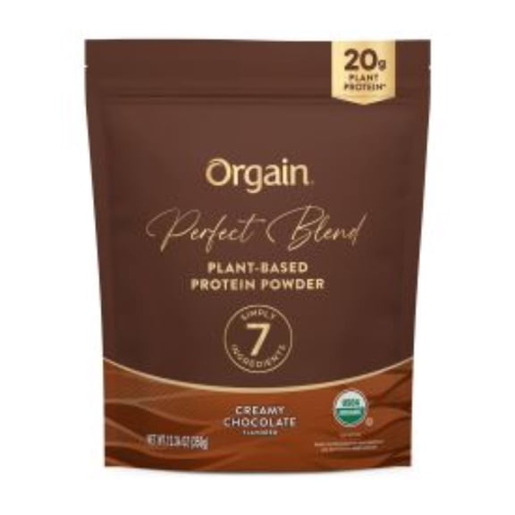 Orgain Organic Vegan Perfect Blend Protein Powder, 20g Clean Plant Protein,