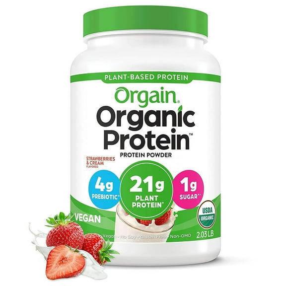 Orgain ® Organic Protein™ Powder - Plant Based Strawberries & Cream