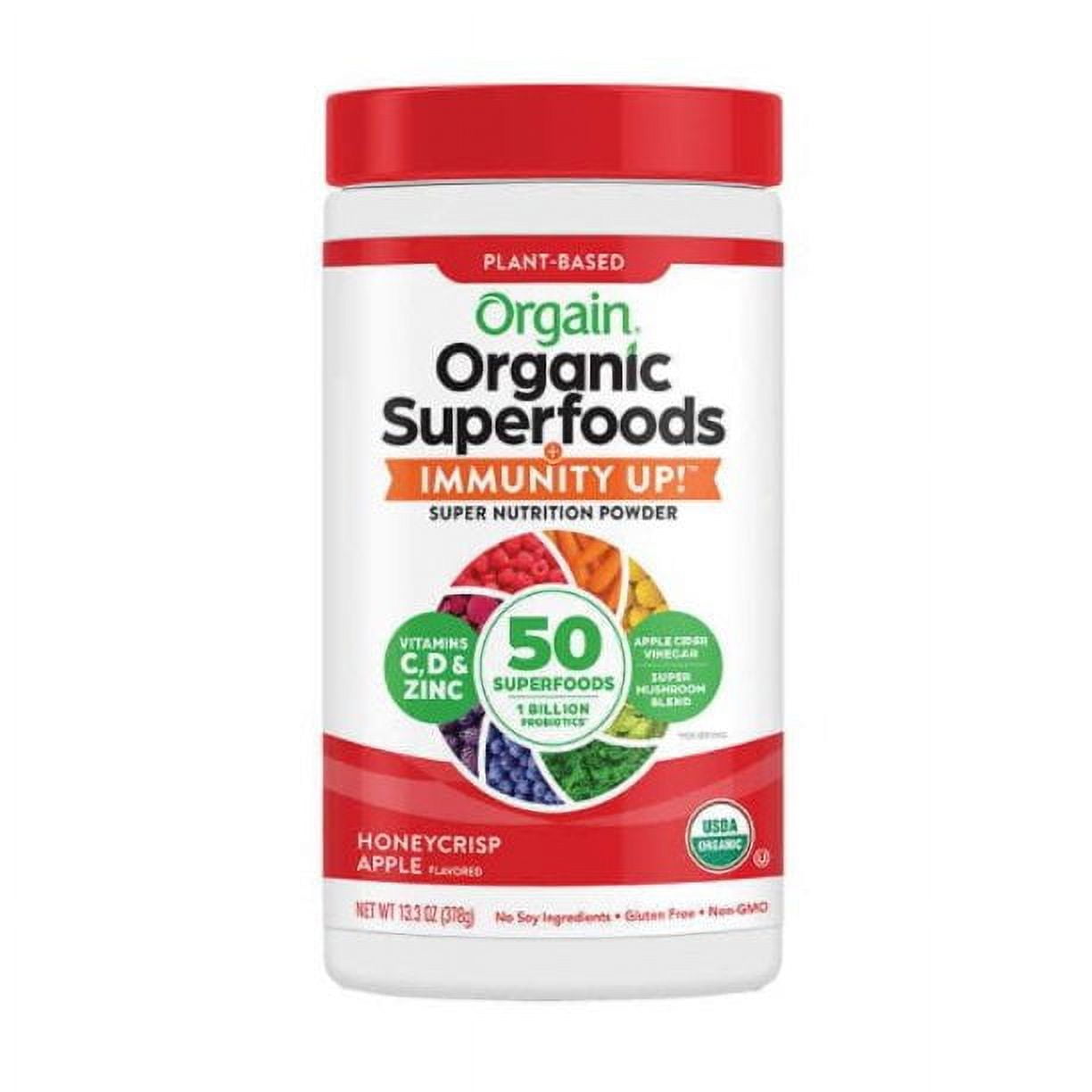 Orgain Organic Superfoods + IMMUNITY UP! Super Nutrition Powder