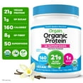 thumbnail interactive-video image 1 of Orgain Organic Vegan 21g Protein + 50 Superfoods Powder, Plant Based Shake Drink, Vanilla Bean 1.12lb, 1 of 10