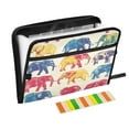 thumbnail image 1 of Organ Folder 14.2 x 0.8 x 10.6 Inches 13 Separate Pockets A4 Size Documents Folder A Sort Storage File Manager For The Home Office Beautiful Elephant, 1 of 7