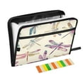 thumbnail image 1 of Organ Folder 14.2 x 0.8 x 10.6 Inches 13 Separate Pockets A4 Size Documents Folder A Sort Storage File Manager For The Home Office Colorful Dragonfly, 1 of 7