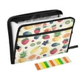 thumbnail image 1 of Organ Folder 14.2 x 0.8 x 10.6 Inches 13 Separate Pockets A4 Size Documents Folder A Sort Storage File Manager For The Home Office Coloured Fruit, 1 of 7