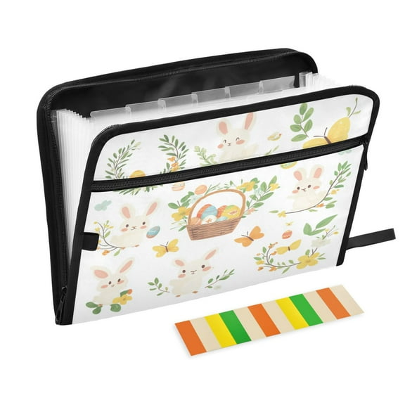 Organ Folder 14.2 x 0.8 x 10.6 Inches 13 Separate Pockets A4 Size Documents Folder A Sort Storage File Manager For The Home Office Easter Element