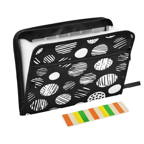 Organ Folder 14.2 x 0.8 x 10.6 Inches 13 Separate Pockets A4 Size Documents Folder A Sort Storage File Manager For The Home Office Fringe Circle