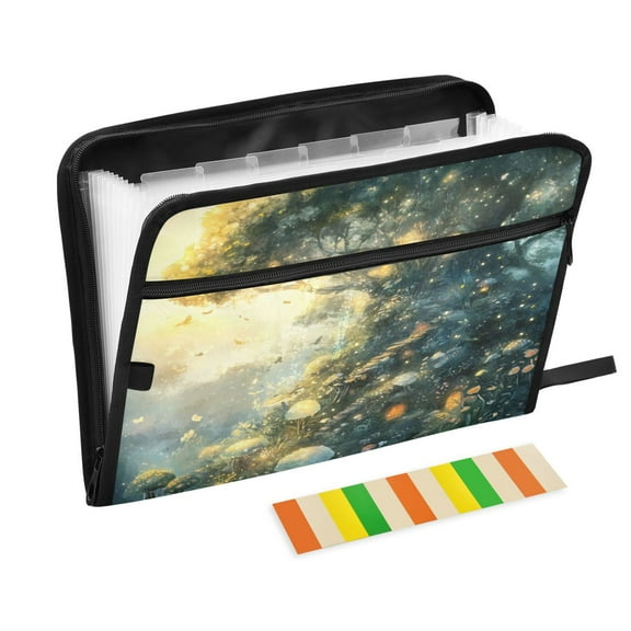 Organ Folder 14.2 x 0.8 x 10.6 Inches 13 Separate Pockets A4 Size Documents Folder A Sort Storage File Manager For The Home Office Magic Tree