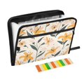 thumbnail image 1 of Organ Folder 14.2 x 0.8 x 10.6 Inches 13 Separate Pockets A4 Size Documents Folder A Sort Storage File Manager For The Home Office Yellow Lilies, 1 of 7