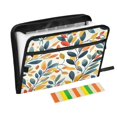 thumbnail image 1 of Organ Folder 14.2 x 0.8 x 10.6 Inches 13 Separate Pockets A4 Size Documents Folder A Sort Storage File Manager For The Home Office Color Leaf Seamless, 1 of 7