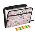 thumbnail image 1 of Organ Folder 14.2 x 0.8 x 10.6 Inches 13 Separate Pockets A4 Size Documents Folder A Sort Storage File Manager For The Home Office Watercolor Flower Picture, 1 of 7