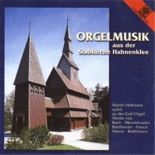 HOFMANN & MARTIN Organ Music from the Stabkirche, Hahenklee (Hofman) (CD) Album