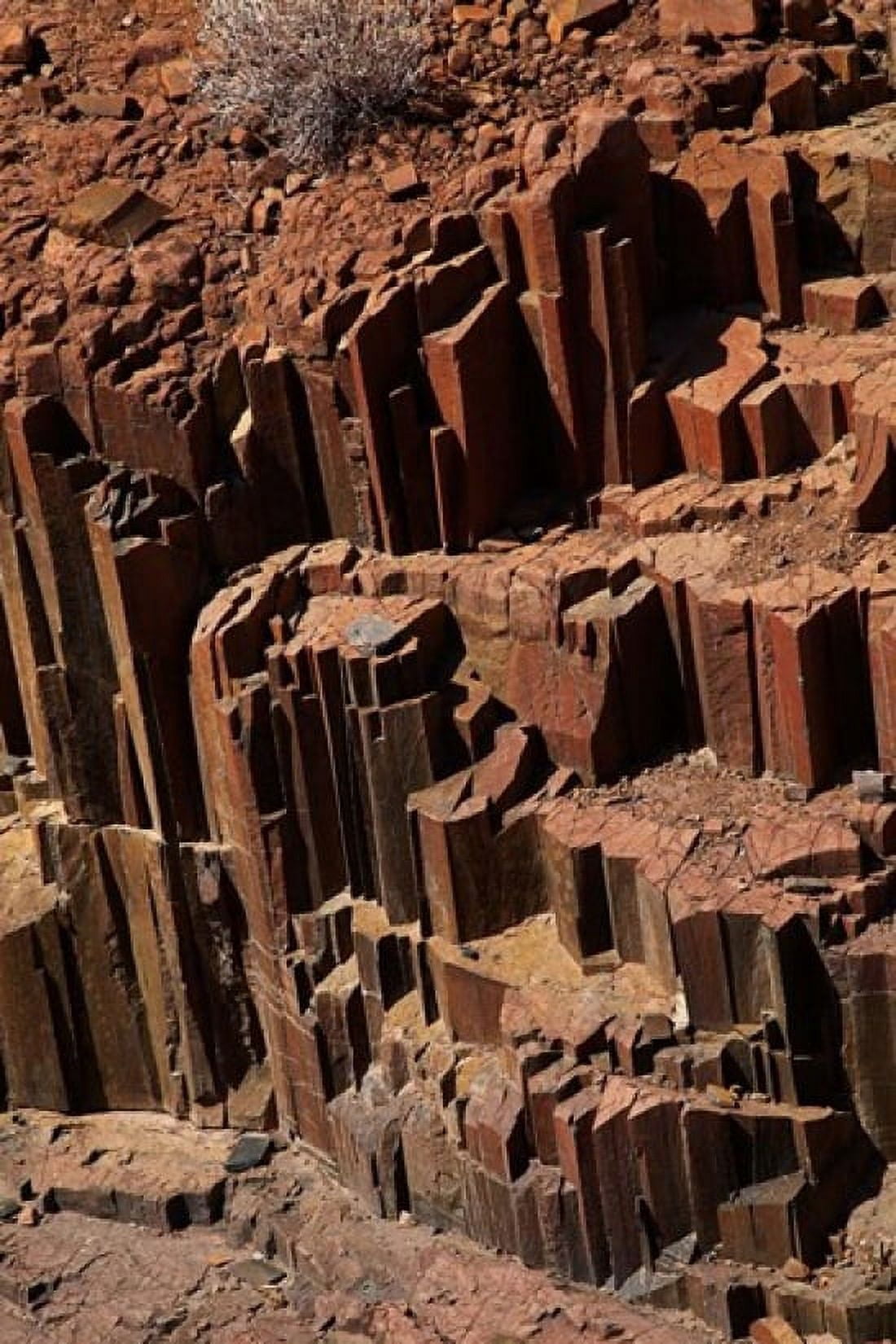 Organ Pipes rock formation Damaraland Namibia Africa Canvas Art - David Wall DanitaDelimont (18 x 24)
