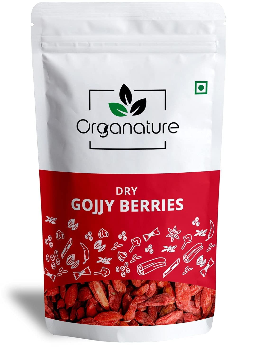 Organature Whole Dried Goji Berries Unsweetened/Grocery Food/Healthy