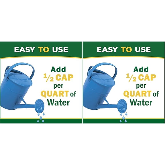 Organic 8 Ounce Concentrated Indoor! Plant Food - Indoor Plant Fertilizer for Large & Small Plants Like Pothos, Fiddle Leaf Fig, Monstera, Snake & Palms- Pack of 2