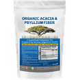 thumbnail image 1 of Organic Acacia & Psyllium Husk Fiber Powder - Premium Blend for Digestive Wellness - 1.5 lbs (24oz), 1 of 5