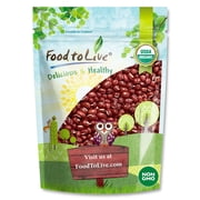 Organic Adzuki Beans, 8 Ounces — Non-GMO, Kosher, Sproutable, Raw — by Food to Live