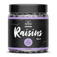 Organic Afghani Seedless Black Fresh Raisins By Organic Box 250gm