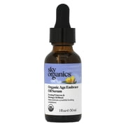 Organic Age Embrace Oil Serum, Evening Primrose & Moringa Oil Blend, 1 fl oz 30 ml, Sky Organics