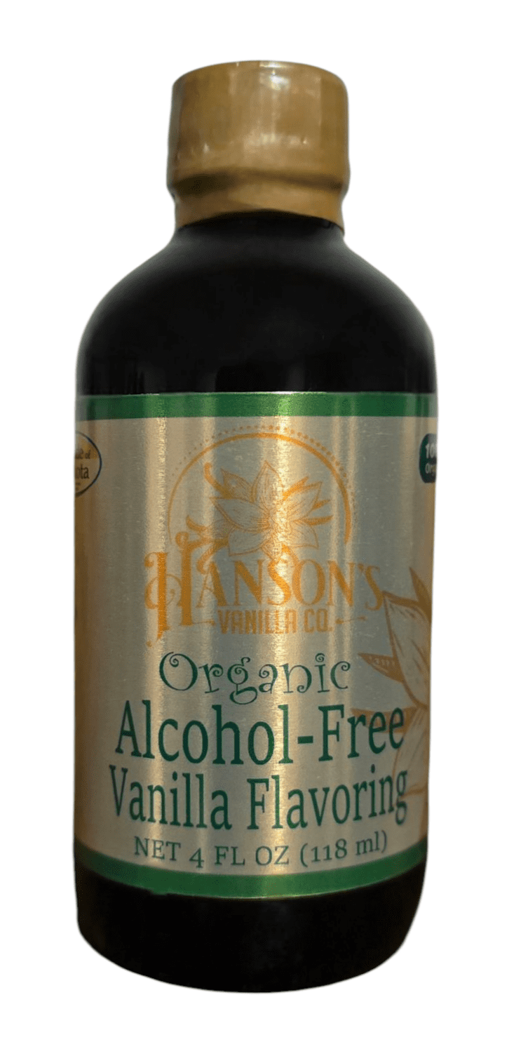 Organic - Alcohol-Free Vanilla Flavoring - 4 oz