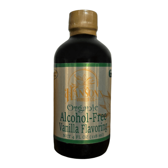 Organic - Alcohol-Free Vanilla Flavoring - 4 oz