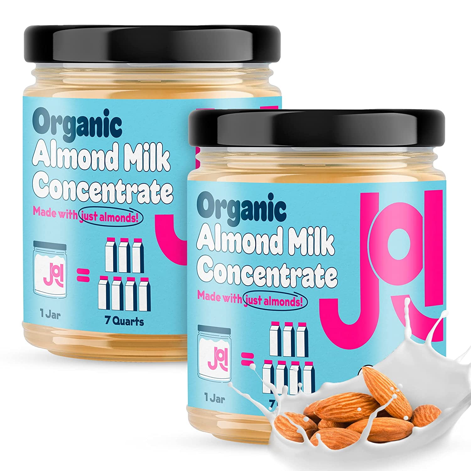 Organic Almond Milk Unsweetened Plain Concentrate by 27 Servings