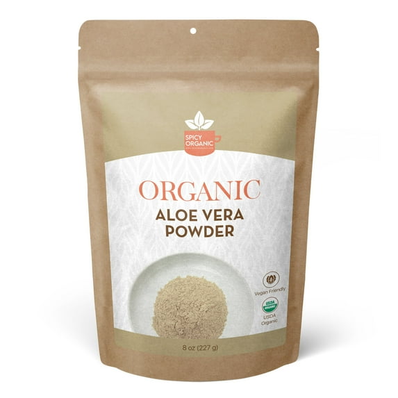 Organic Aloe Vera Powder - The Natural Solution for Radiant Skin, Hair, Personal Care and Overall Wellness
