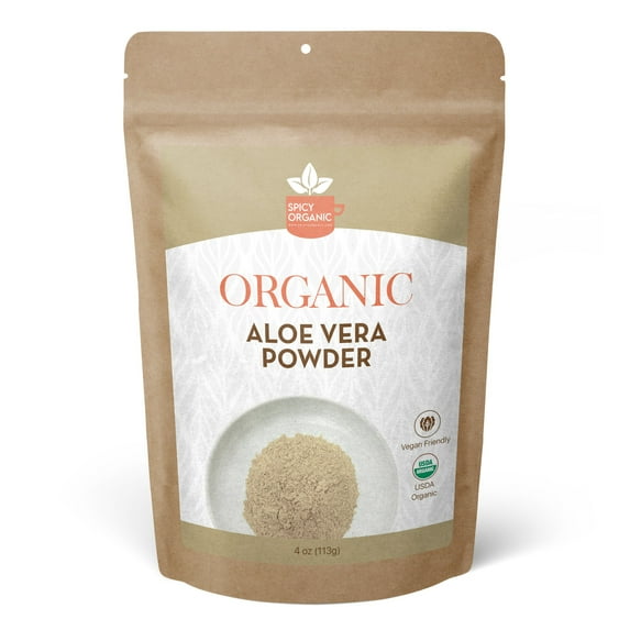 Organic Aloe Vera Powder - The Natural Solution for Radiant Skin, Hair, Personal Care and Overall Wellness