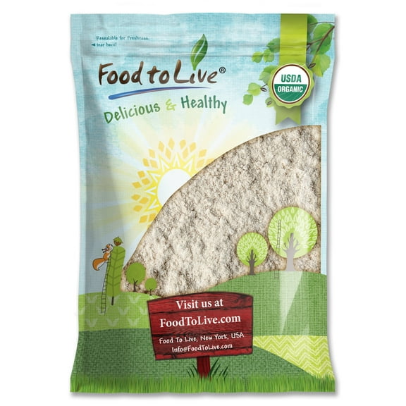 Organic Amaranth Flour, 8 Pounds Non-GMO, Kosher, Raw, Vegan by Food to Live