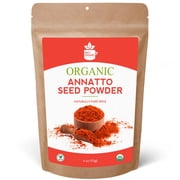 Organic Annatto Ground - Certified USDA Organic - Ground Achiote Powder for Seasoning and Cooking