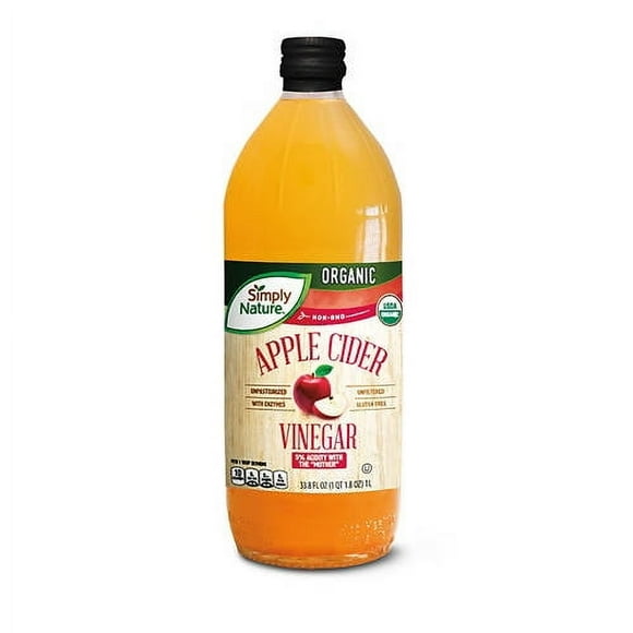 Organic Apple Cider Vinegar, 33.8 oz- Pack of 5