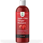 Organic Apple Cider Vinegar Shampoo - Nature's Craft ACV Daily Clarifying Shampoo with Keratin & Jojoba Oil, 8oz