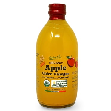 Food To Live Organic Apple Cider Vinegar 500 Ml Raw Italian Natural food-to-live-organic-apple-cider-vinegar-500-ml-raw-italian-natural