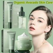Organic Avocado Hydrating Face Cream Anti Wrinkle Moisturizing Essence Tender Skin Nourish Eye Cream Mild Refresh Face Cleanser