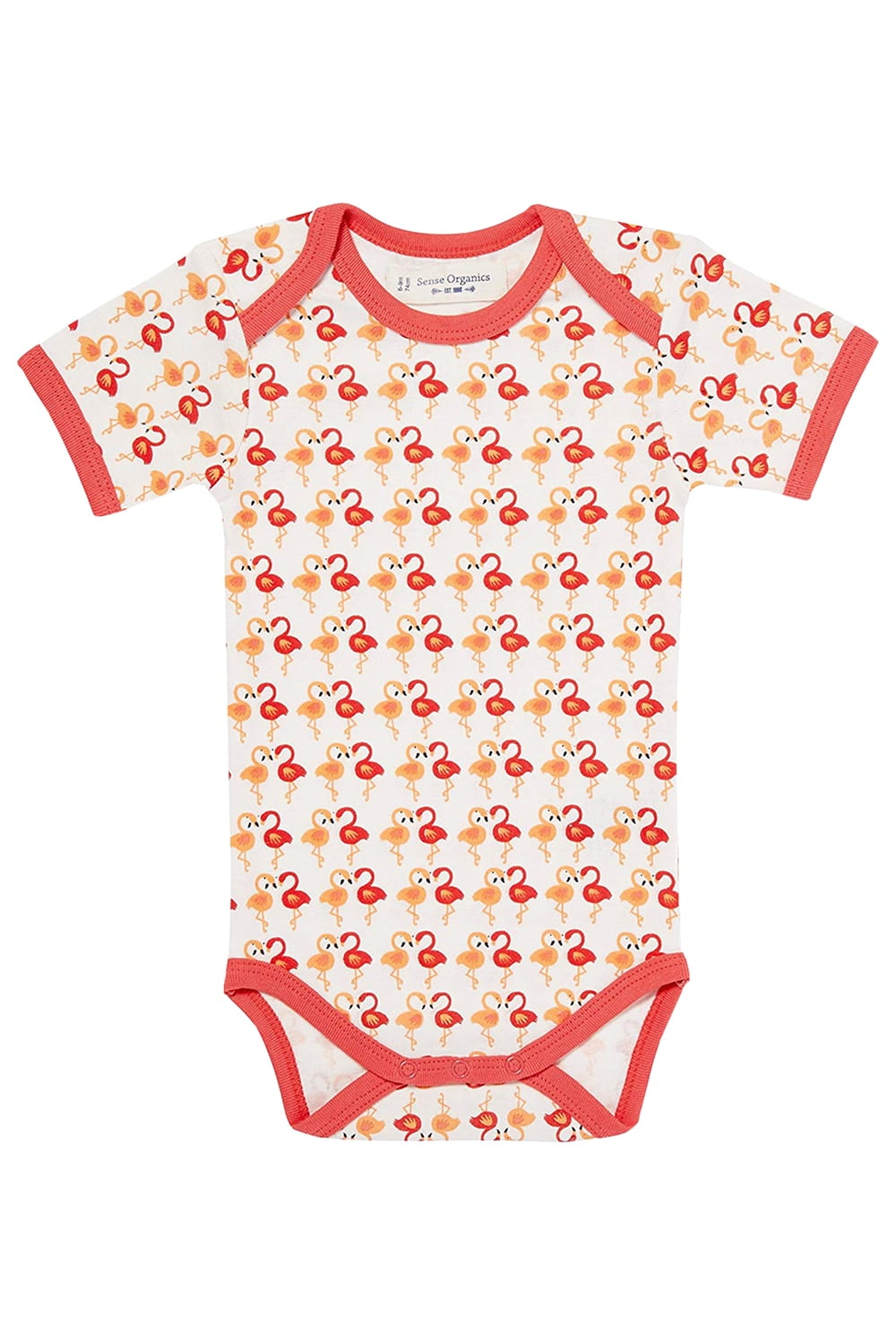 Organic Baby Clothes – Essential Infant Onesie Bodysuit with Short - Main Image