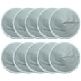 thumbnail image 1 of Organic Bamboo Nursing Pads - 10 Washable Pads - Reusable Breastfeeding Cotton Pads for Overnight Leak Protection, 1 of 5