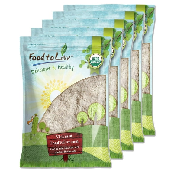 Organic Barley Flour, 25 Pounds - Non-GMO, Kosher, Raw, Vegan - by Food to Live