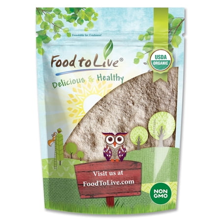 Organic Barley Flour, 4 Pounds - Non-GMO, Kosher, Raw, Vegan - by Food to Live