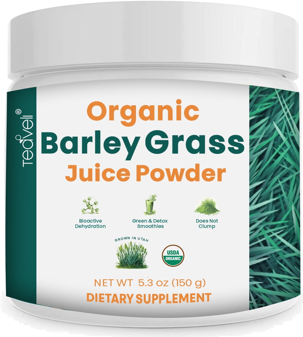 Organic Barley Grass Juice Powder Complements Wheatgrass Juice Powder Made with BioActive