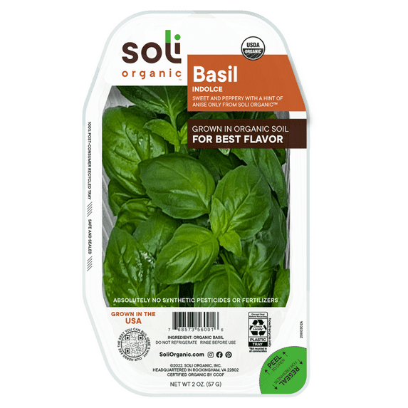 Organic Basil, 2 oz Tray