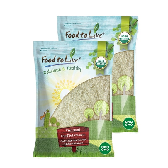 Organic Basmati White Rice, 25 Pounds — Non-GMO, Raw, Vegan, Kosher — by Food to Live